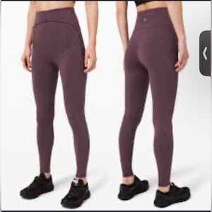 Lululemon Power Within Super High-Waisted Purple Leggings